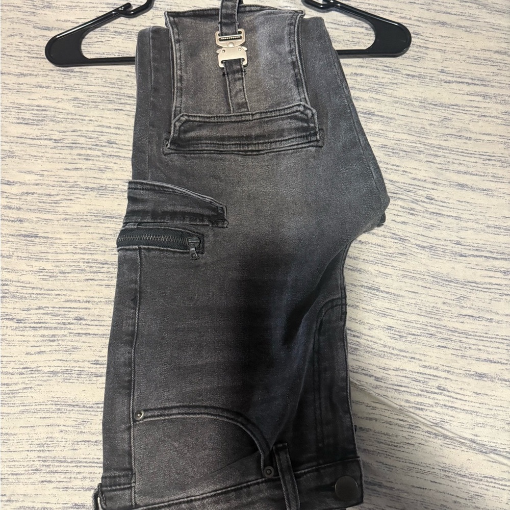 Fashion Nova Charcoal Skinny Jeans
